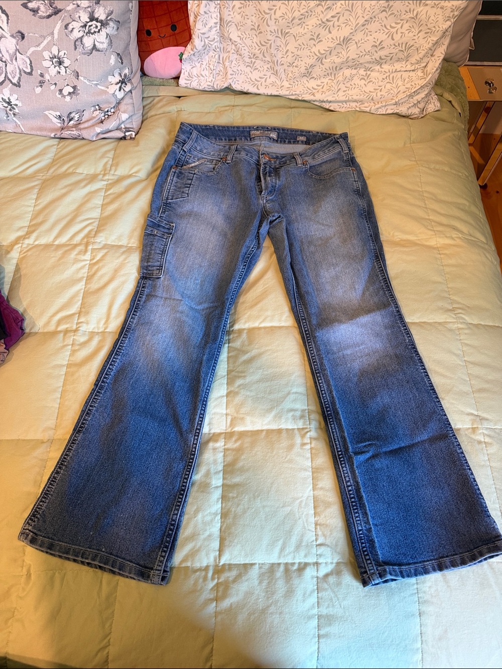 Ariat Blue Flare Jeans - Classic Wide Leg